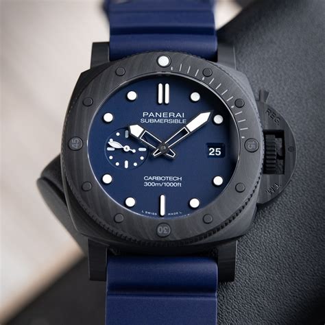 panerai luminor submersible carbotech prezzo|Panerai submersible reviews.